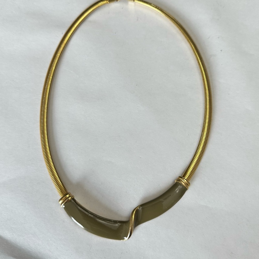 Womens‎ vintage unbranded gold tone statement necklace